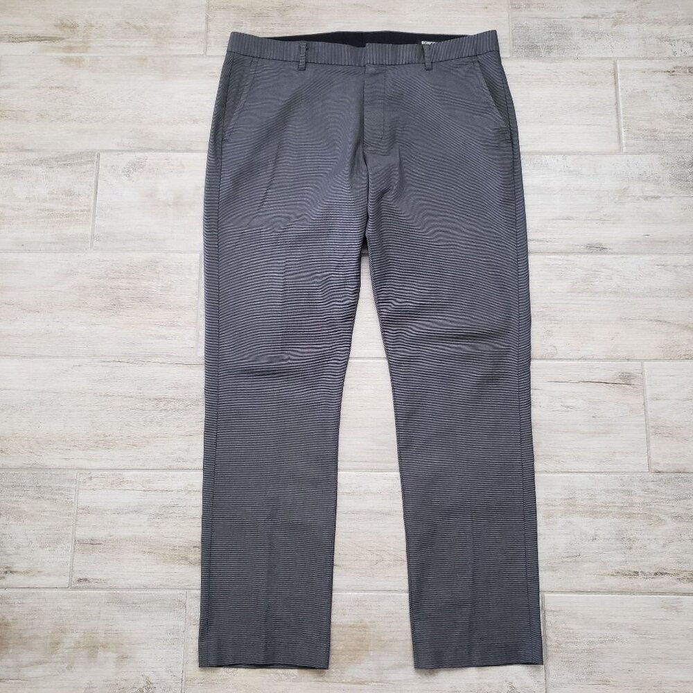 Bonobos Weekday Warrior Dress Pants Men's Micro Stripe Birdseye Pattern 36W 32L
